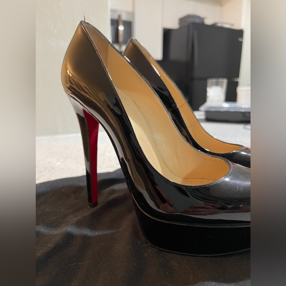 Christian louboutin Bianca patent black leather heels - Picture 2 of 5